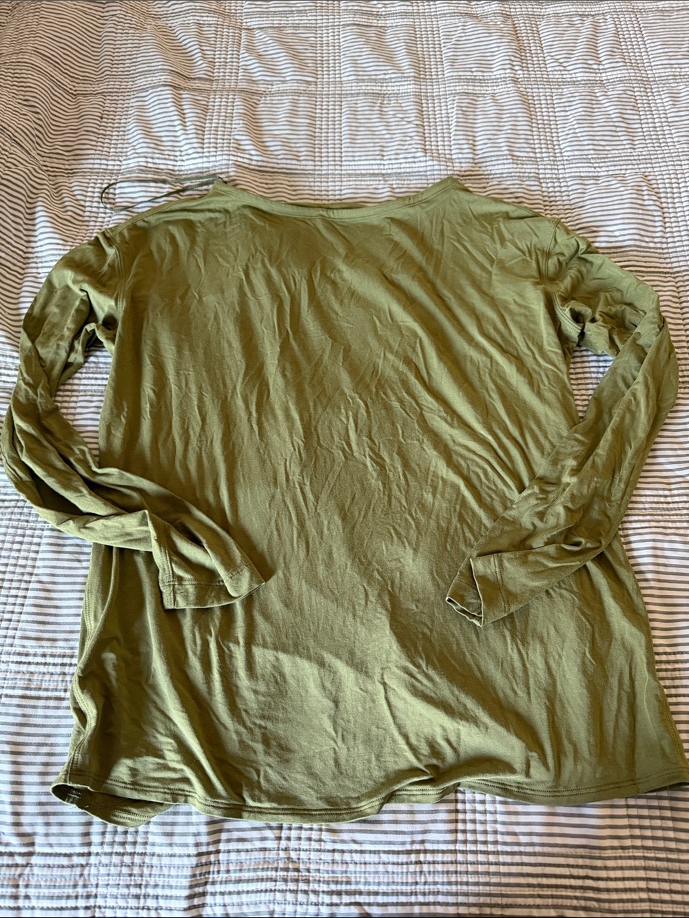 lululemon athletica Olive Green Long Sleeve Tunic Top